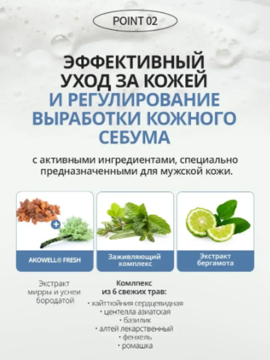 Atomy Атоми Шампунь и гель для душа для мужчин