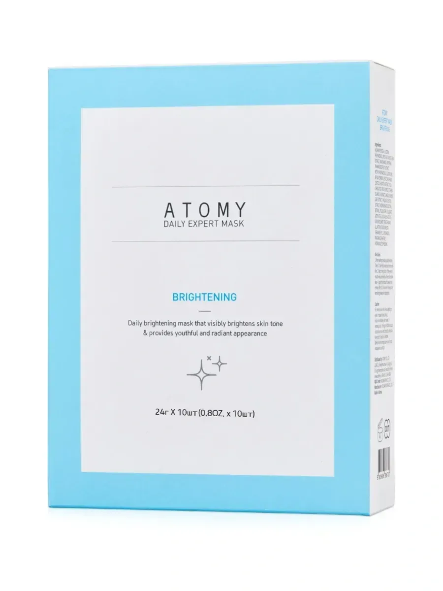 Atomy Атоми Дейли Маска Улучшающая цвет лица, 10 ш