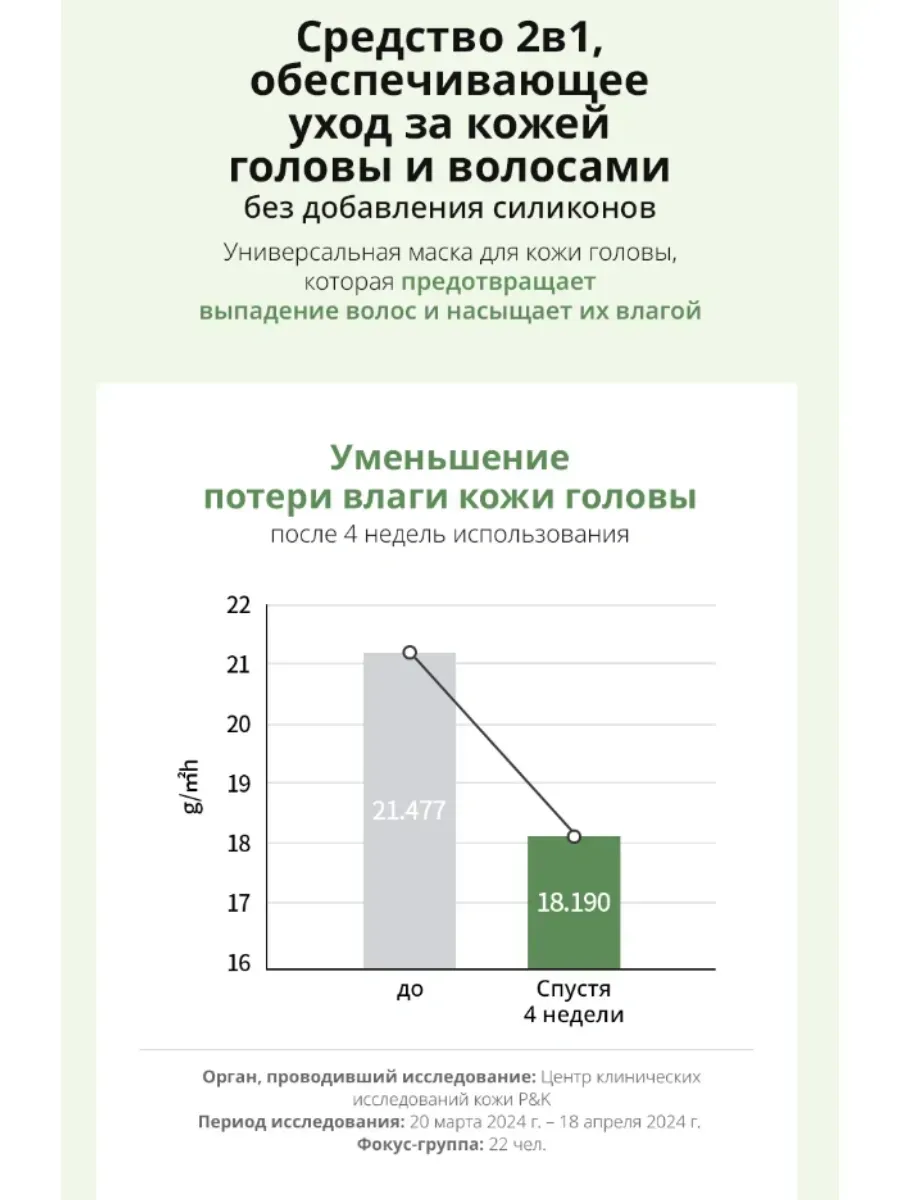Atomy Атоми Рут Вайтал Маска для кожи головы и вол