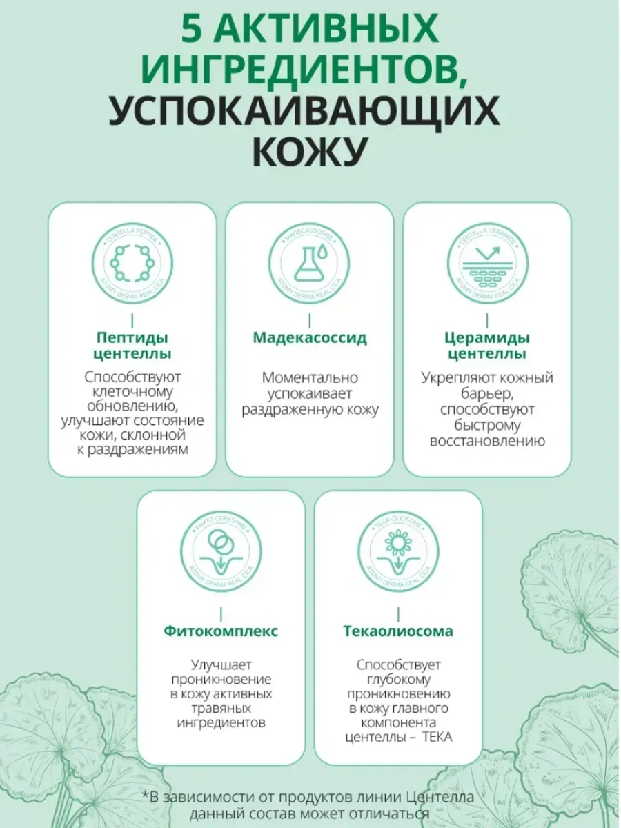 Atomy Набор для ухода за кожей лица с Центеллой из