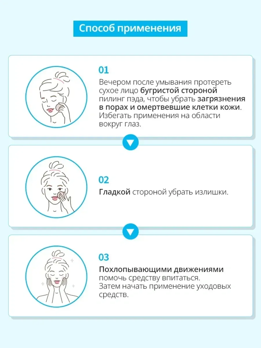 Пилинг Пэды Атоми с кислотами, 40 шт в упаковке