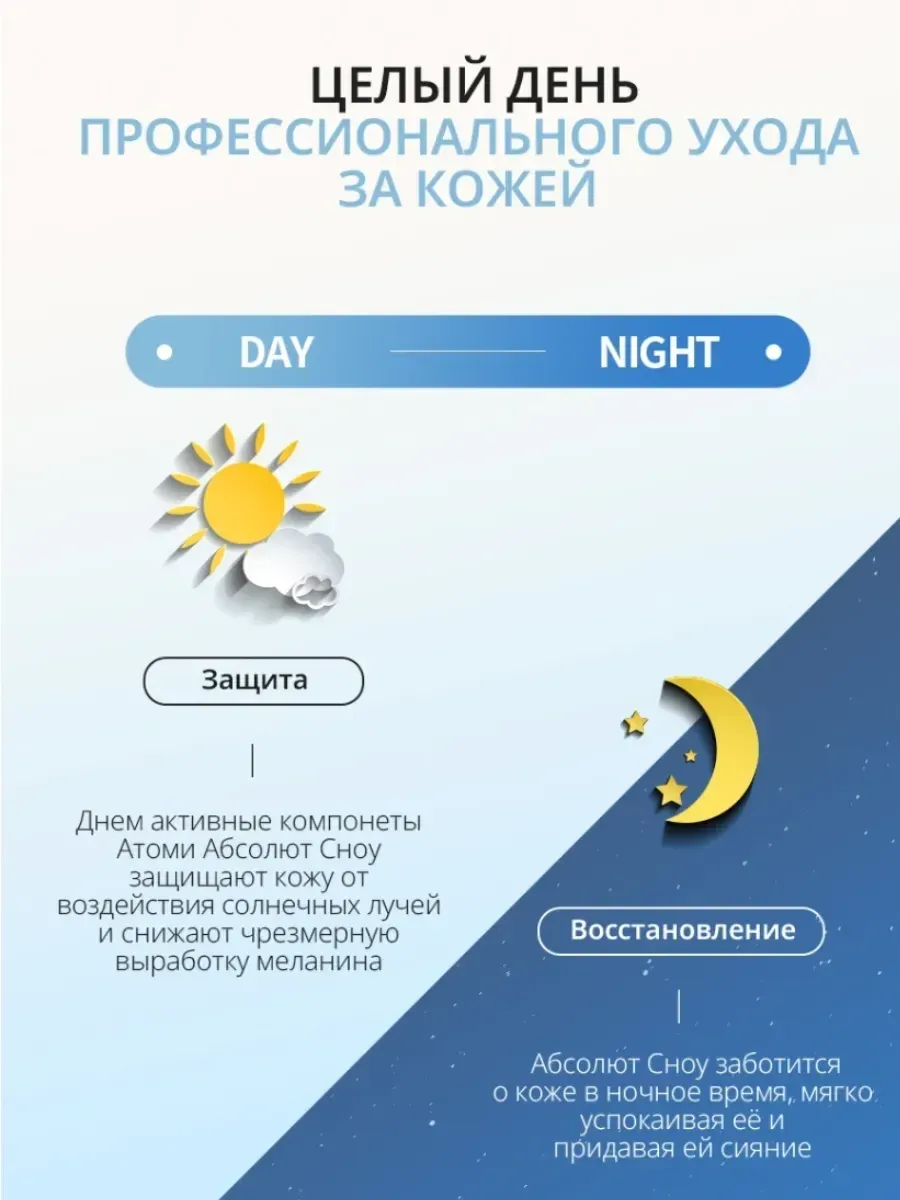 Atomy Атоми Абсолют Сноу Дневной крем
